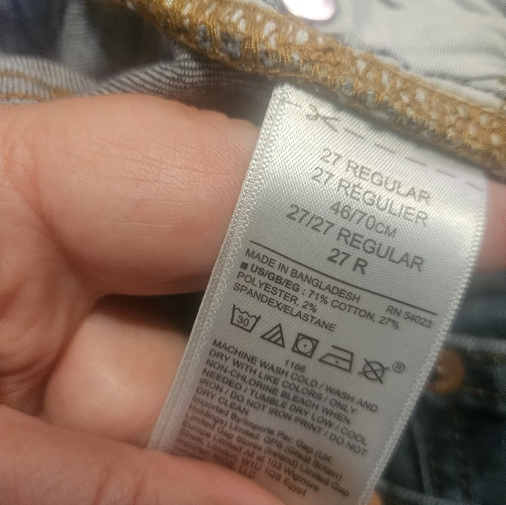 GAP Denim Distressed Leggings
